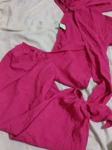Crop Wrap Around Top