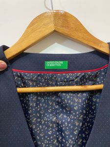 Benetton Navy Blue Vest