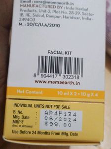 Mama earth Ubtan Facial Kit