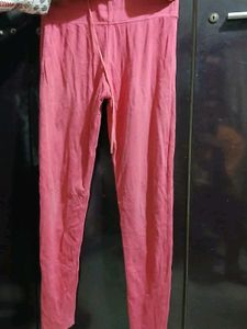 Pink Drawstring Leggings