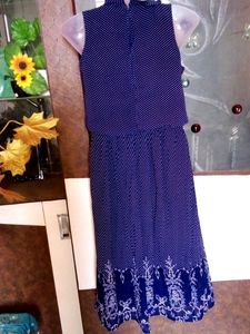 Polka Dotted Blue Dress🧿