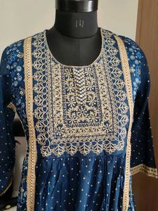Elegant Blue Kurta Set