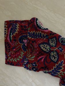 Comfy Paisley Printed Jumpsuit With Belt