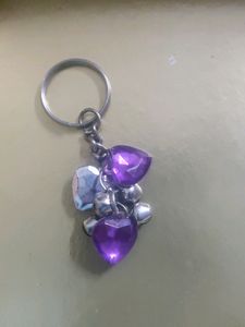 Purple Heart Keychain