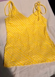 Short Yello Kurti