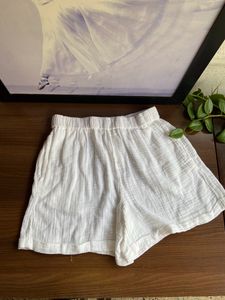 100 % Cotton Crinkle Double Gauze Shorts