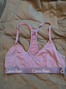 Calvin Klein Purple Sports Bra