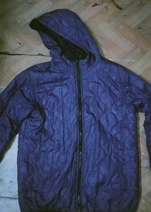 Purple Hooded Jacket