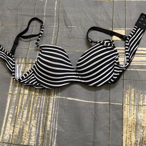 Striped Comfort Bra - Padded