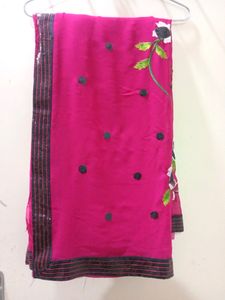 Rose Pink Saree