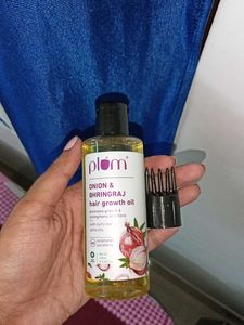 Plumgoodness Onion &amp; bhringraj Hair Growth Oil