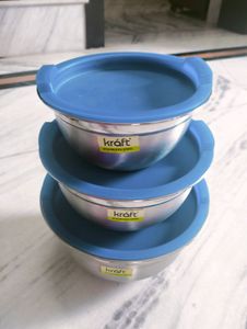 3 Pcs Serve And Storage Set