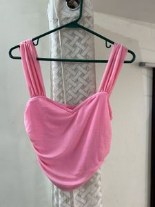 Pink Tie-strap Top