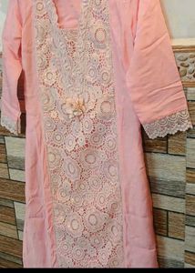pakistani pink kurta set