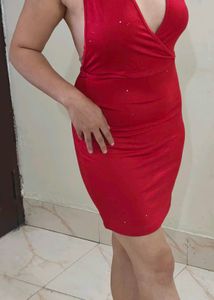 Red Bodycon Mini Dress