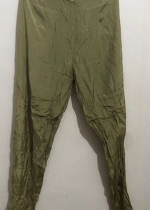 Olive Green Embellished Kurta