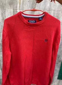 Red vintage Chaps orignal Sweater