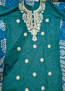 Blue Kurti For Women