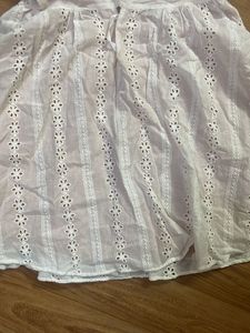 White Embroided Dress