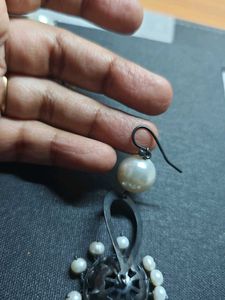 Pearl Jhumka Earrings