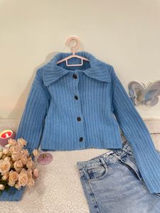Pinteresty Blue Sweater