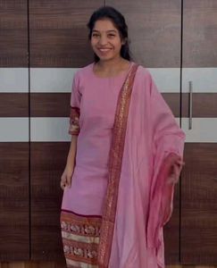 Pink Kurta Set with Dupatta