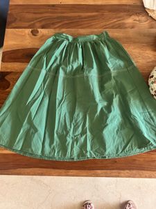 Bottle Green Skirt