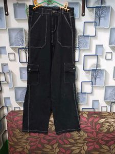 Black Denim Pant