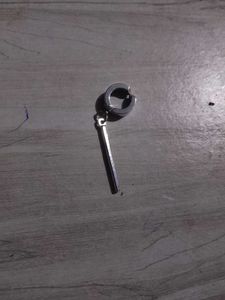 Stylish Men’s Hoop Earring with Bar Pendant.