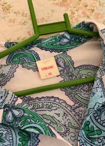 Paisley Print Shirt Dress