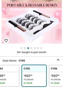 Magnetic Eyelashes With Eyeliner Glue