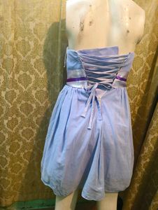 Charming Blue Fit &amp; Flare Dress