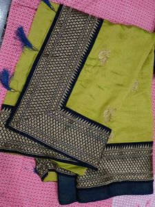 Elegant Green Saree