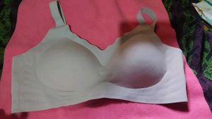 White Wireless Bra