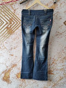 Low Rise Flare Jeans