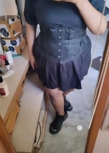Gothic Plus Size Black Dress