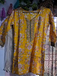 Floral Print Kurta