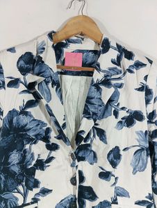 Multicolor Printed Casual Blazer (Women)