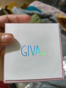 Giva Pink Stone Silver Queens Necklace