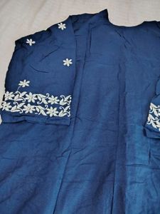 Embroidered Kurta Plazzo Set