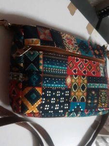 Colorful Patchwork Crossbody Bag