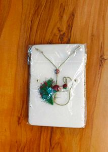 Brand New Artificial Stone Studded Jewellery Set.