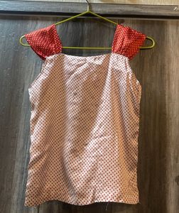 Polka Dot Sleeveless Pinterest Top