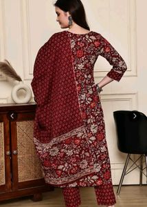 Floral Print Kurta Set