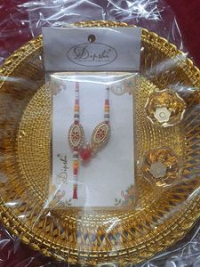 Roli Chawal Platter With Bhai Bhabhi Rakhi