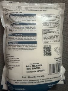 Organix Mantra Epsom Salt