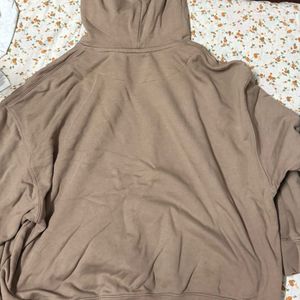 Tan Oversized Hoodie H&amp;M
