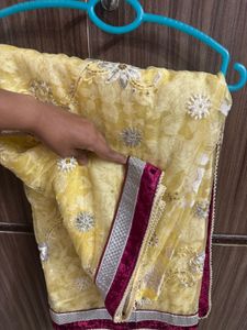 Stylist Yellow Saree