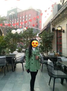 Green Overcoat Women