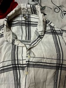 Checked Oversized Shirt